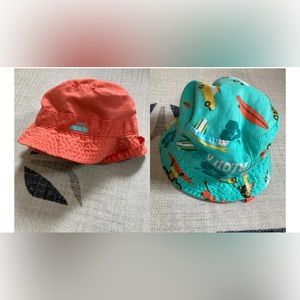 Toddler Surfing Monkey Aloha Reversible Bucket Hat